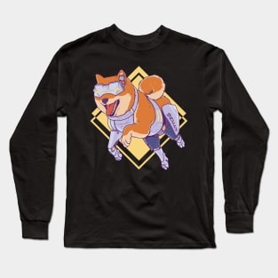 shiba, shiba dog, shiba crypto, crypto shiba, shiba cryptocurrency, robot dog, dog robot, dog army Long Sleeve T-Shirt